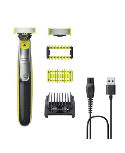 Гибридная электрическая бритва и триммер Norelco Philips OneBlade 360 Face + Body