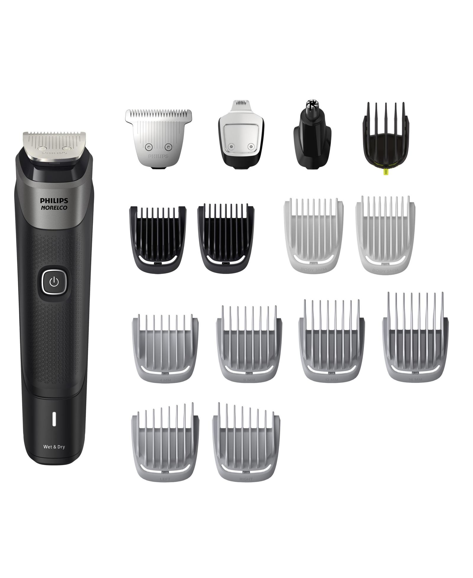 Набор Norelco Philips Multigroom Series 5000, 18 предметов