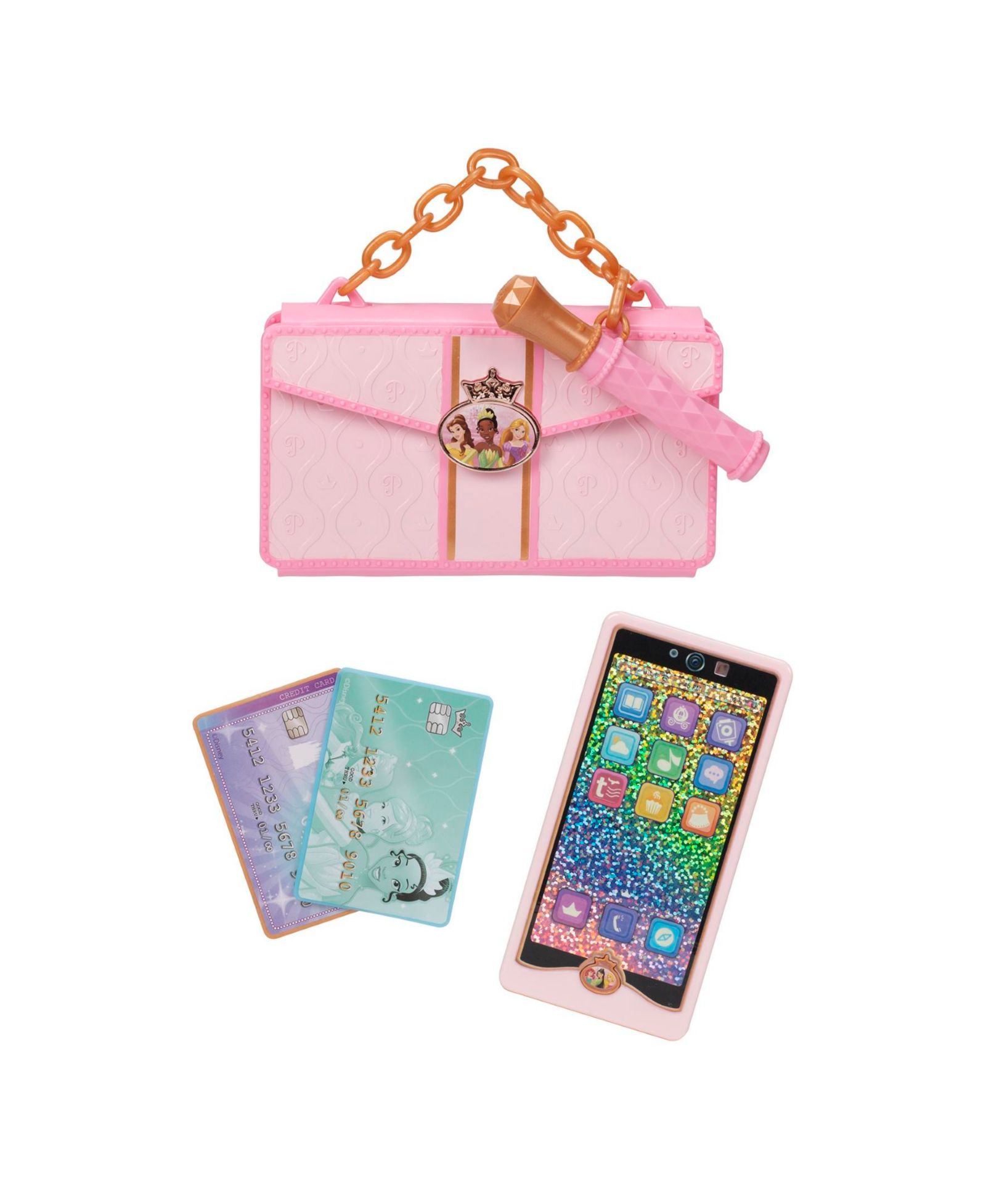 Disney Princess Style Collection Play Phone and Stylish Clutch