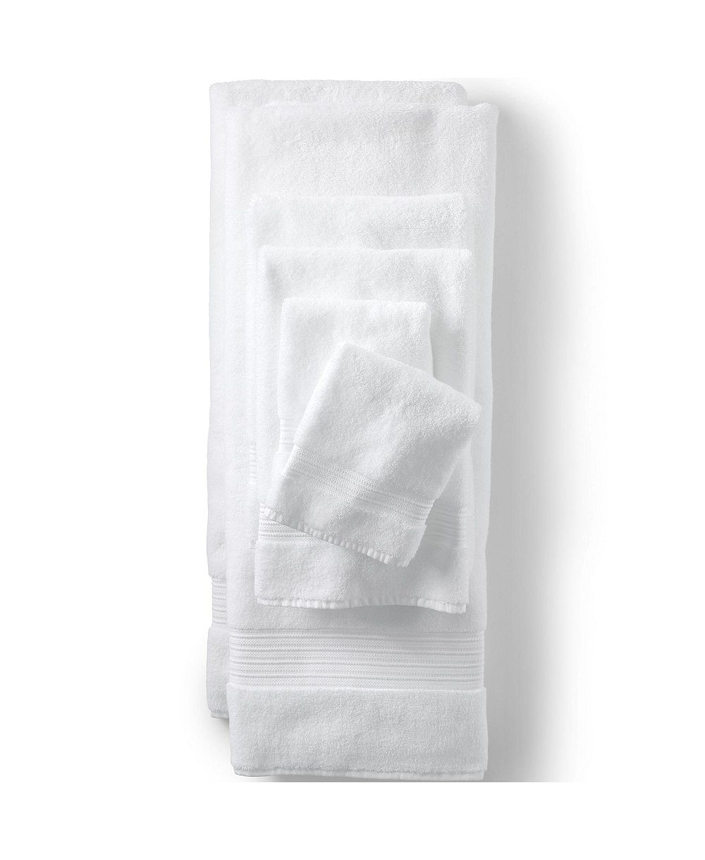 Lands' End Quick-Dry Cotton 6-Piece Bath Towel Set