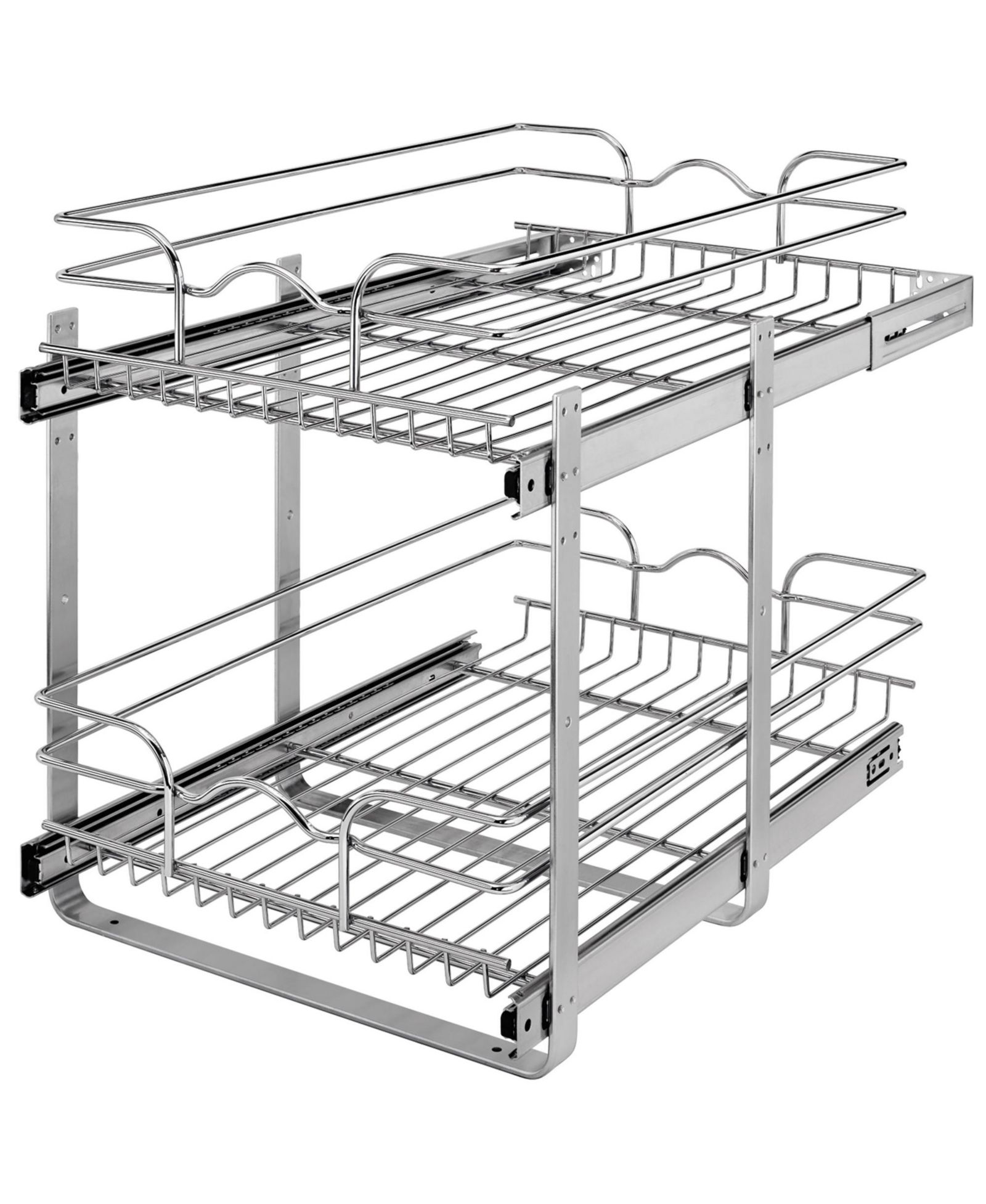 Rev-A-Shelf Kitchen Cabinet Pull Out Shelf Organizer, 15 x 22 In, 5WB2-1522CR-1