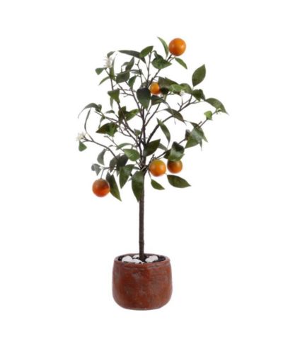 Safavieh Faux Orange Potted Tree