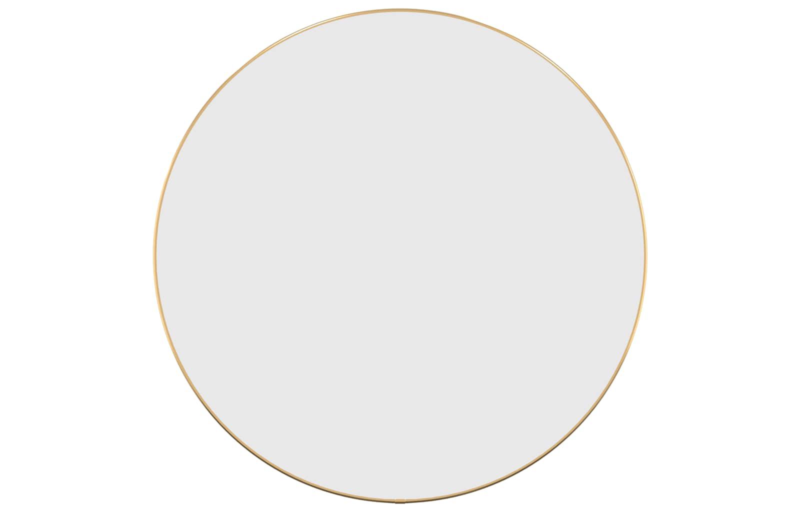 vidaXL Wall Mirror Gold   23.6" Round
