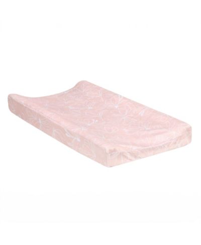 Наволочка для пеленального коврика Lambs & Ivy Petals Soft Pink/White Floral Outline
