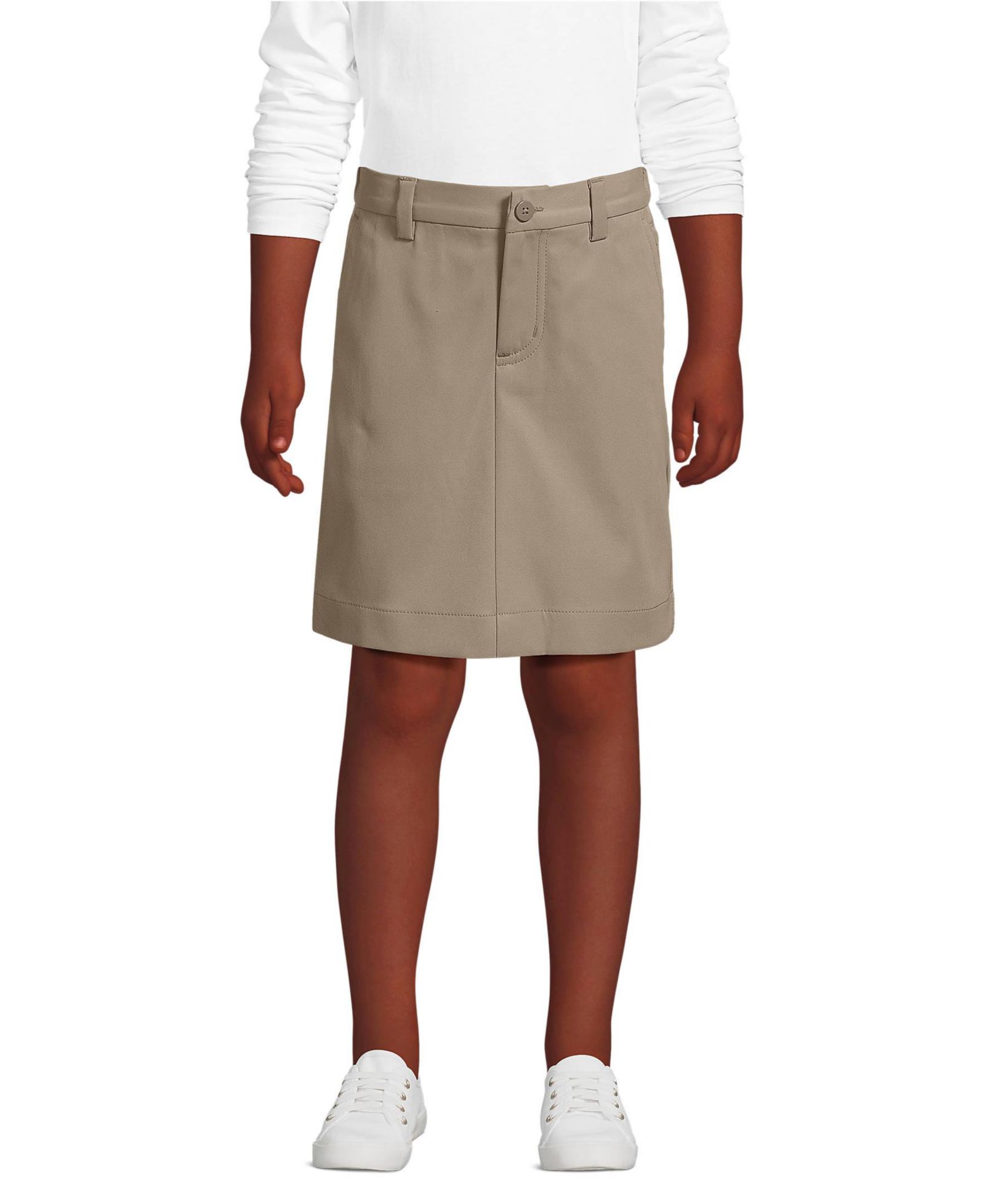 Lands' End Детская спортивная юбка-шорты chino