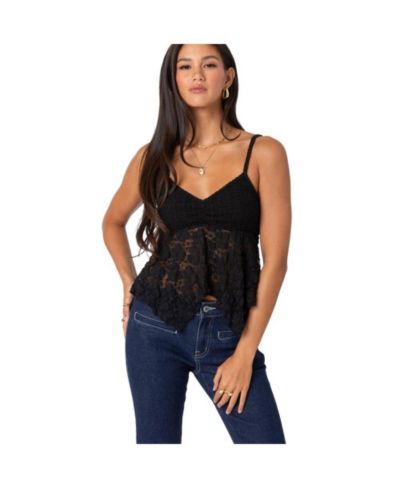 Топ Edikted Women's Orchid Sheer Lace