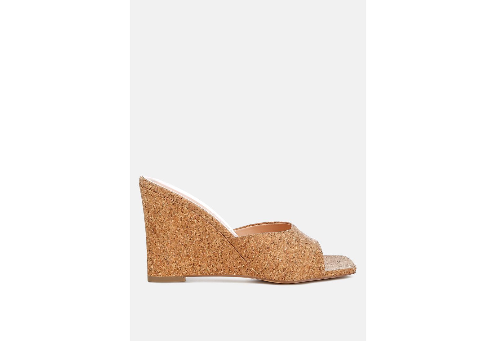 London Rag Women's Shiloy Cork Wedge Sandals