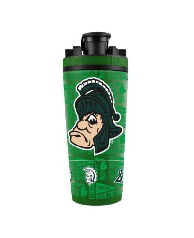 Бутылка для льда Wincraft Michigan State Spartans 26oz. 4D Stainless Steel Ice Shaker