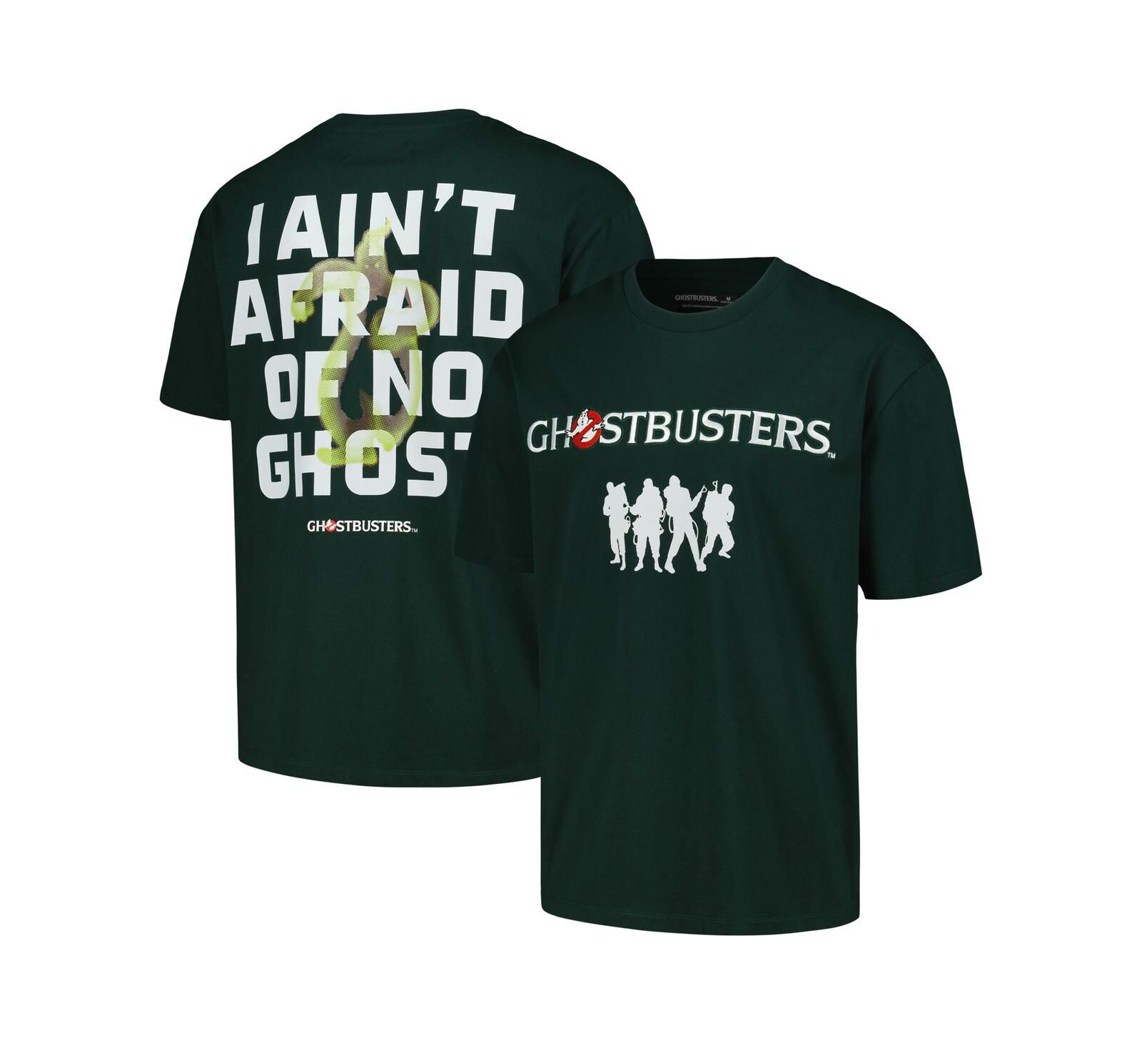 Футболка Freeze Max Green Ghostbusters Scared of No Ghosts Dropped Shoulder