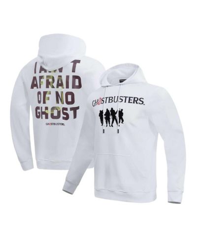 Freeze Max Мужское и женское худи Ghostbusters I Ain't Afraid Of No Ghost, белое