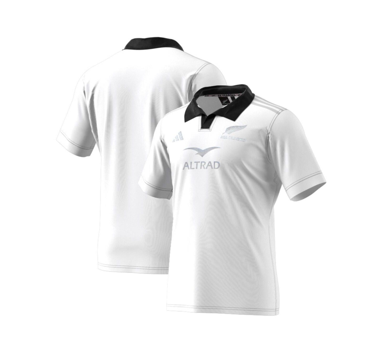 Мужская джерси Adidas New Zealand Rugby 2024/25 Away Replica белая