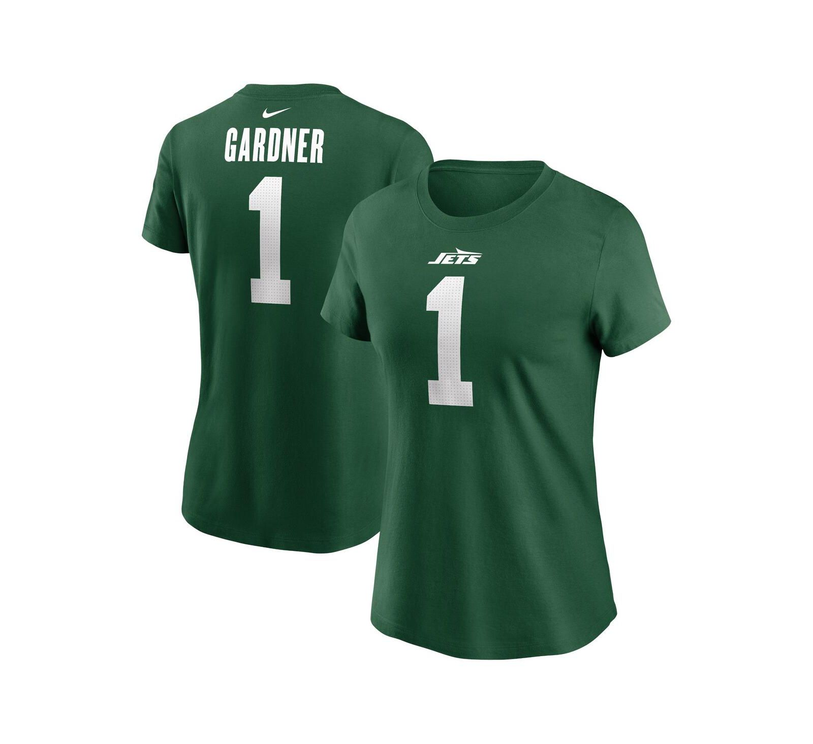 Nike Women's Ahmad Sauce Gardner Legacy Green New York Jets Name & Number T-Shirt