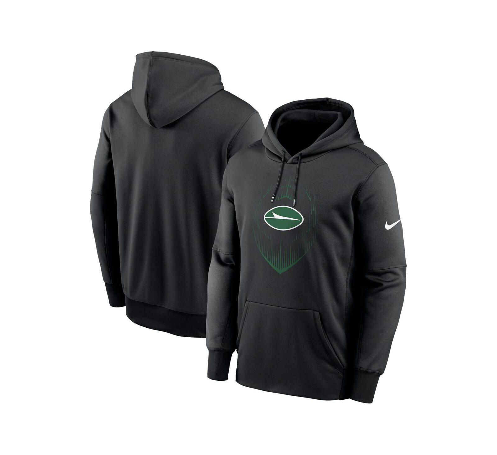 Nike Мужское худи New York Jets Icon Performance Pullover Black