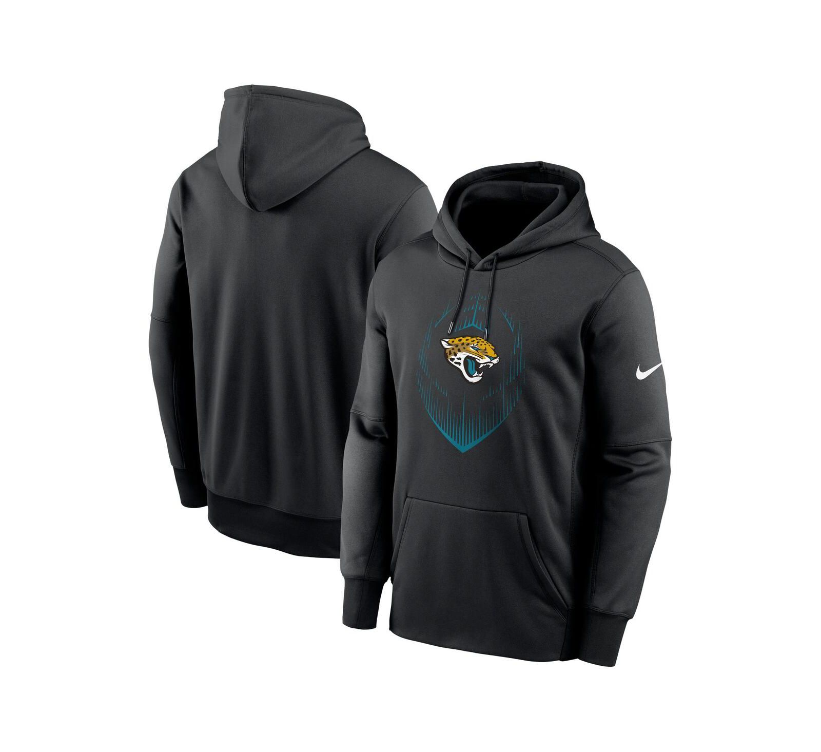 Nike Men's Black Jacksonville Jaguars Icon Performance Pullover Hoodie