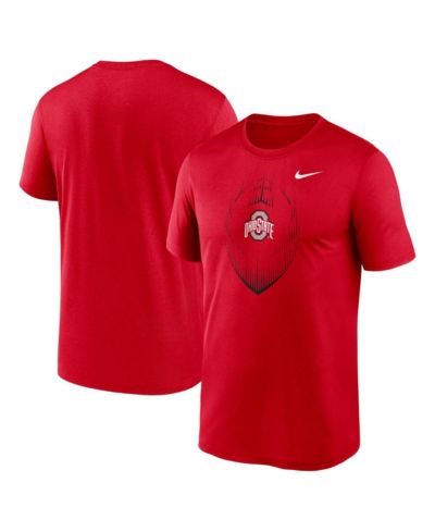 Nike Men's Scarlet Ohio State Buckeyes Primetime Legend Icon Performance T-Shirt