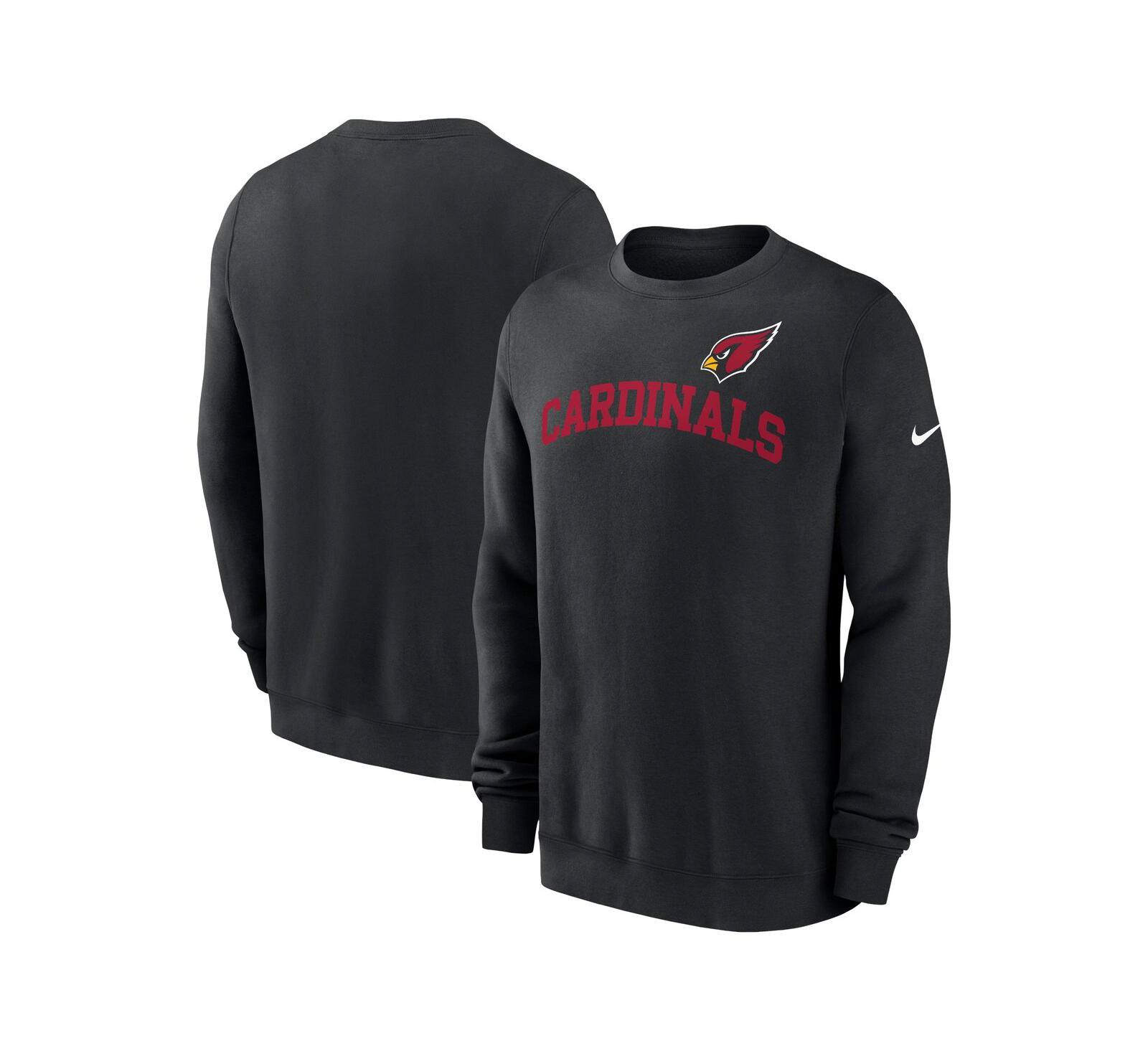 Мужское свитшот Nike Arizona Cardinals Club Pullover, черный