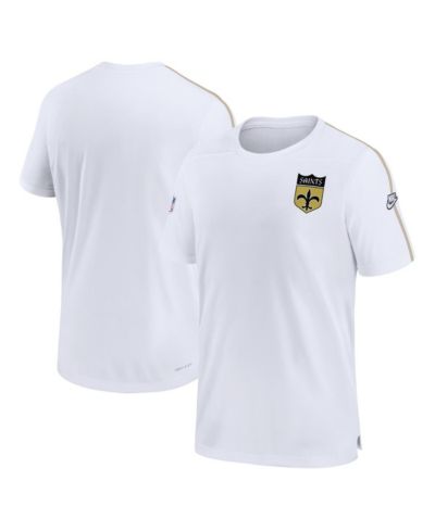Nike спортивная футболка Men's White New Orleans Saints Sideline Alternate Logo Coach