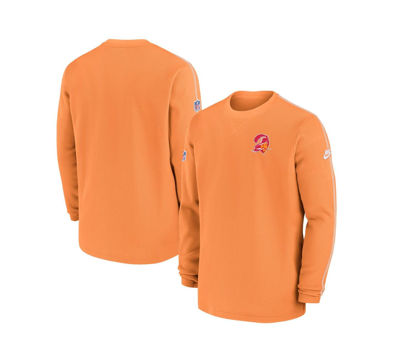Мужской топ Nike Orange Tampa Bay Buccaneers Alternate Logo Coach Long Sleeve