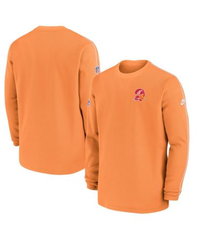 Мужской топ Nike Orange Tampa Bay Buccaneers Alternate Logo Coach Long Sleeve