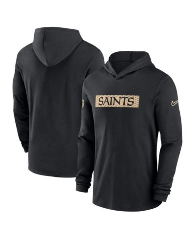 Мужская спортивная футболка Nike Black New Orleans Saints Sideline Hoodie