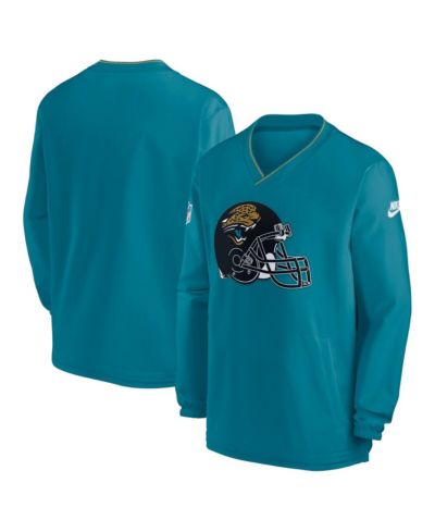 Мужская ветровка Nike Jacksonville Jaguars Throwback Alternate Logo Pullover, бирюзовая