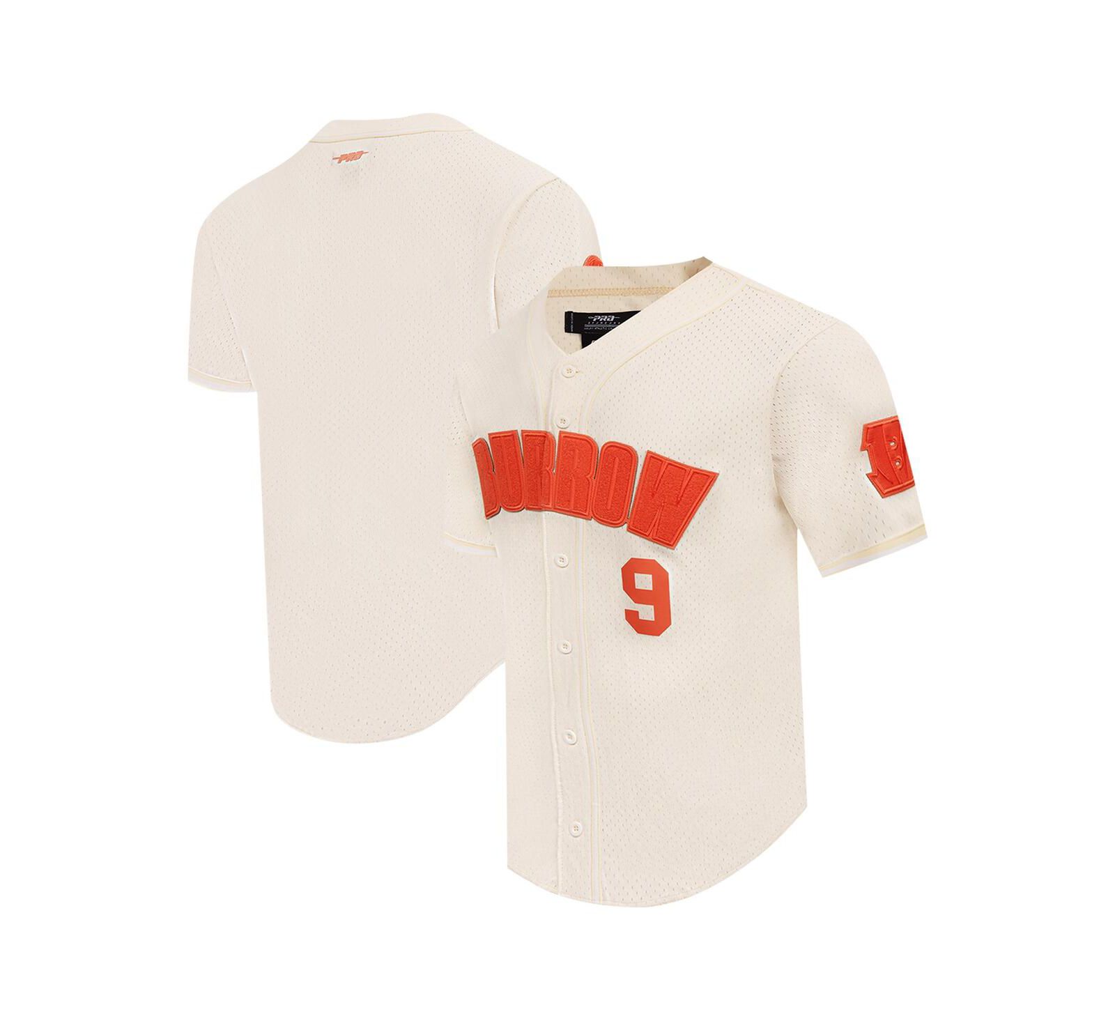Мужская бейсбольная джерси Pro Standard Joe Burrow Cincinnati Bengals, кремовый