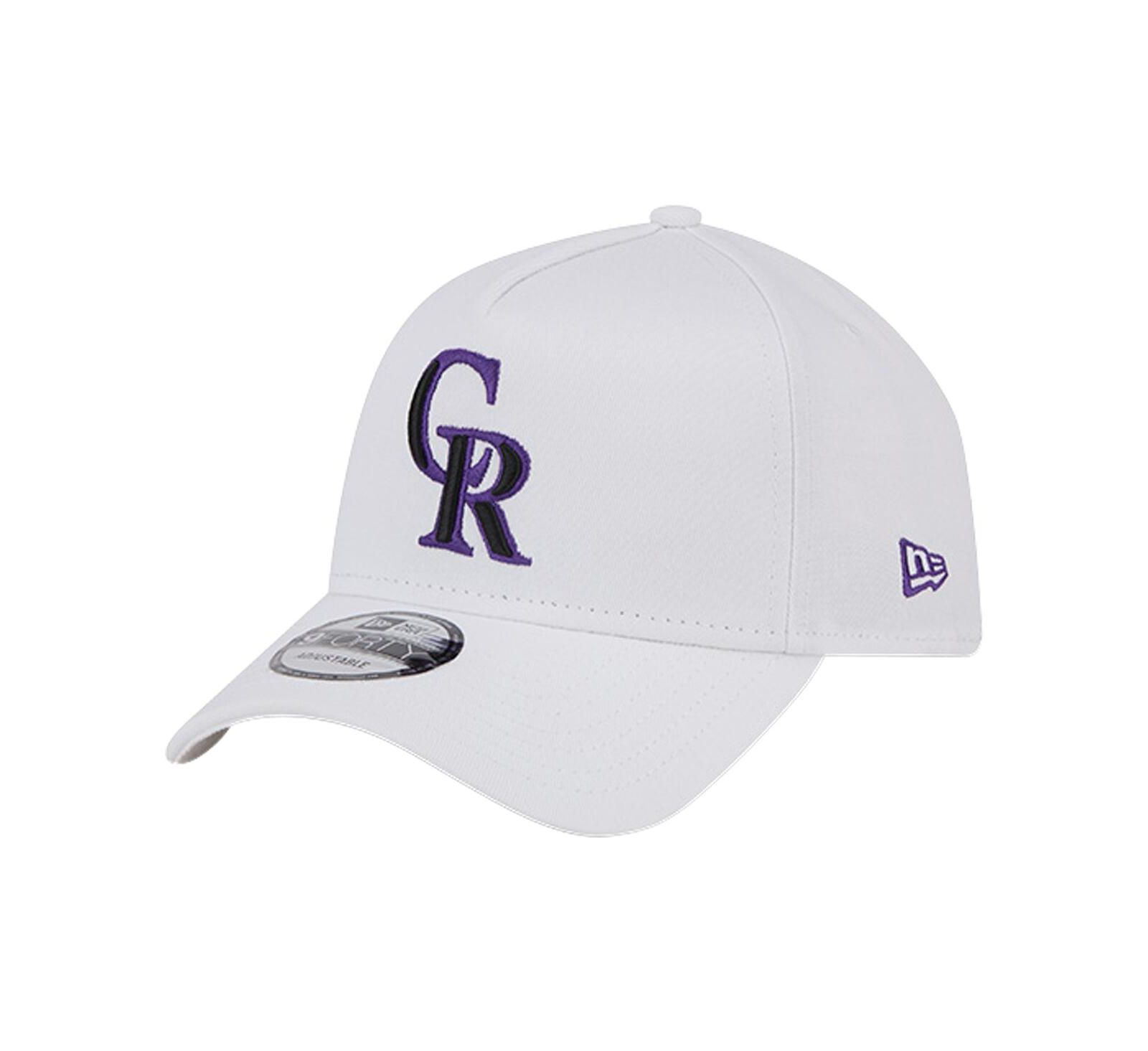 New Era мужская кепка Colorado Rockies TC A-Frame 9FORTY регулируемая, белая