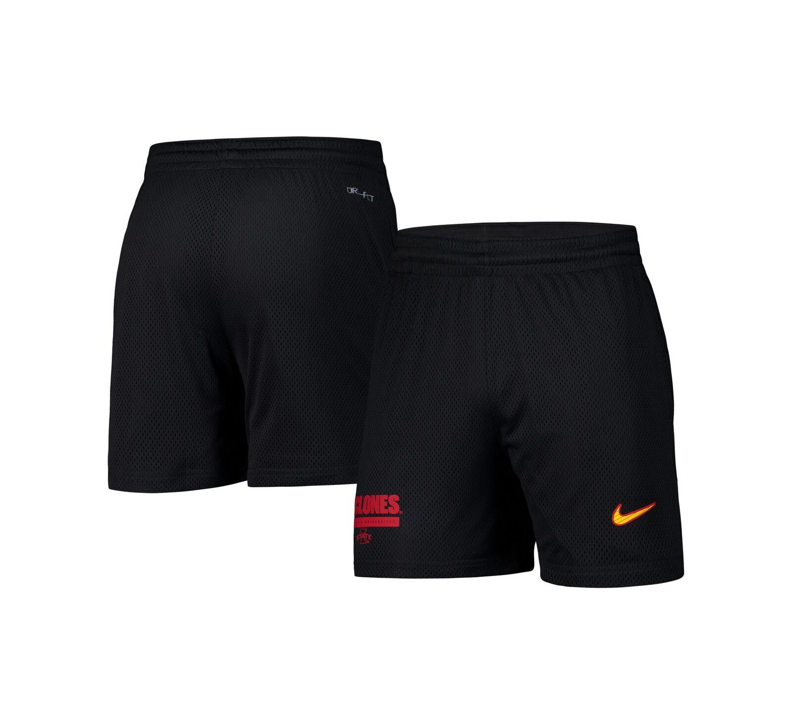 Nike Men's Black Iowa State Cyclones 2024 Sideline Mesh Shorts