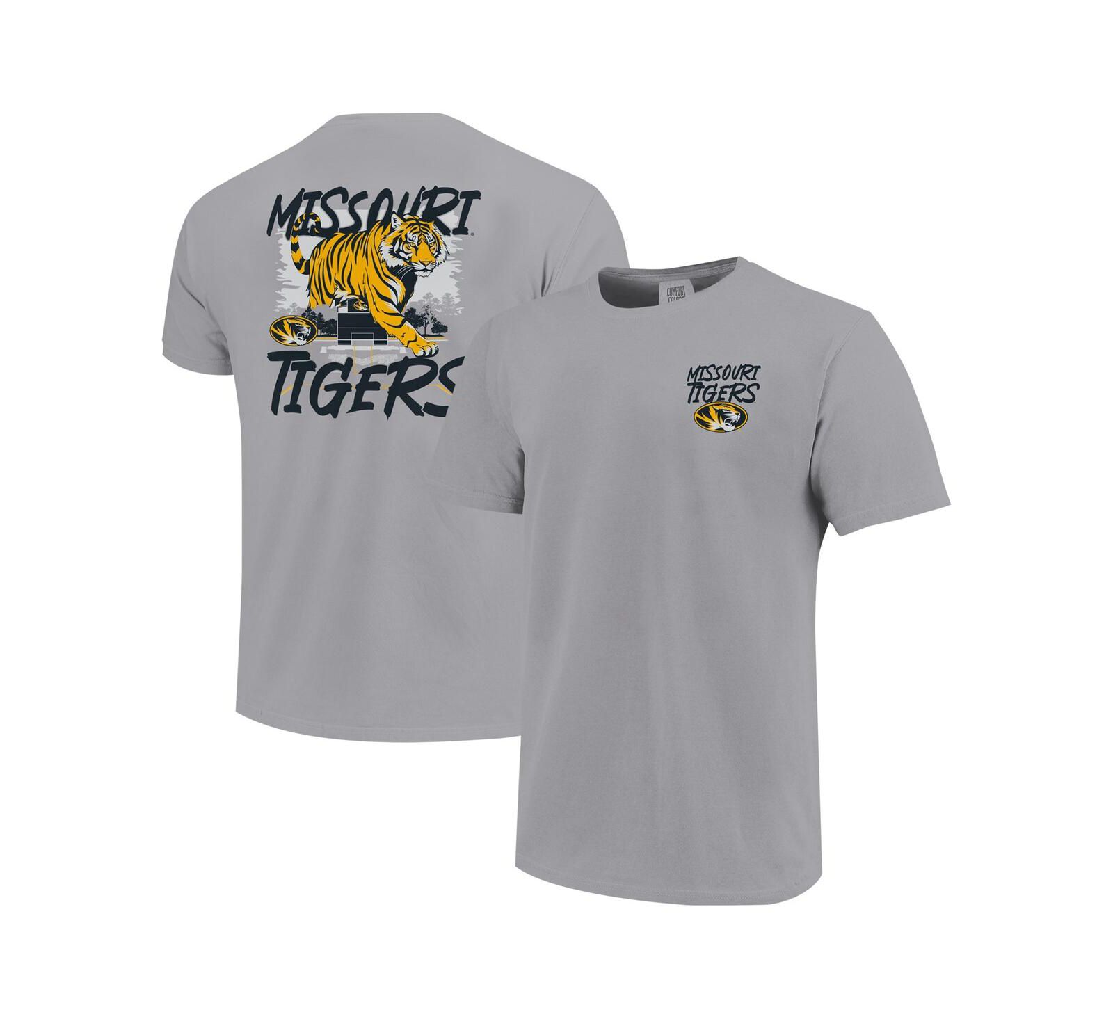 Детская футболка Image One Gray Missouri Tigers Hyperlocal Comfort Colors