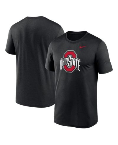 Мужская футболка Nike Black Ohio State Buckeyes Primetime Legend Logo