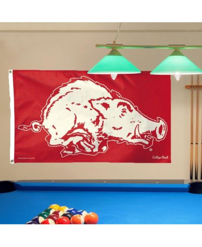 Флаг Wincraft Arkansas Razorbacks College Vault Logo Deluxe Single-Sided 3' x 5' Flag
