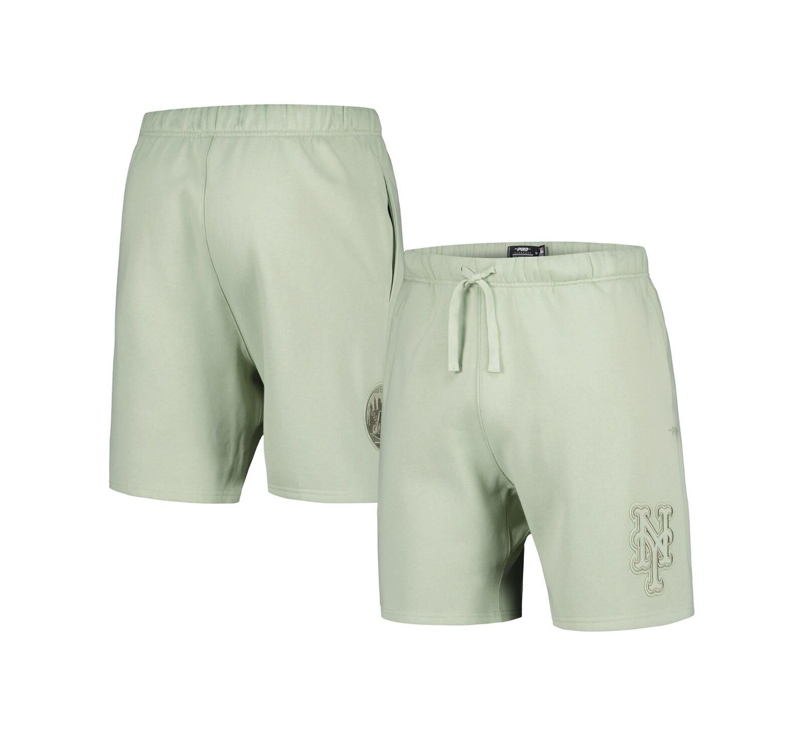 Pro Standard Men's Light Green New York Mets Neutral Fleece Shorts