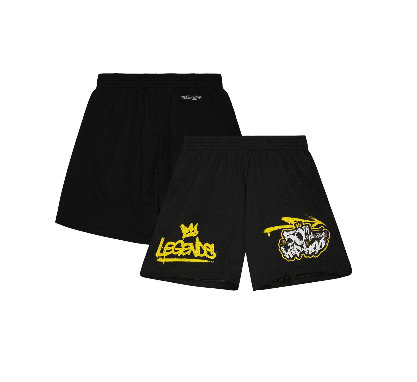 Мужские шорты Mitchell & Ness 50th Anniversary of Hip-Hop Legends Black