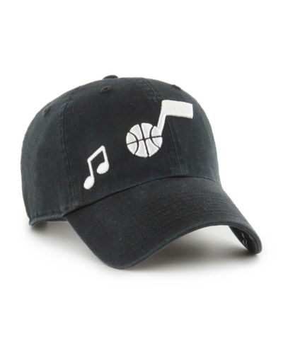 '47 Brand Women's Black Utah Jazz Confetti Undervisor Clean Up Adjustable Hat