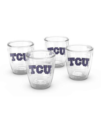 Tervis Tumbler TCU Horned Frogs 4-Pack 12oz. Emblem Tumbler Set