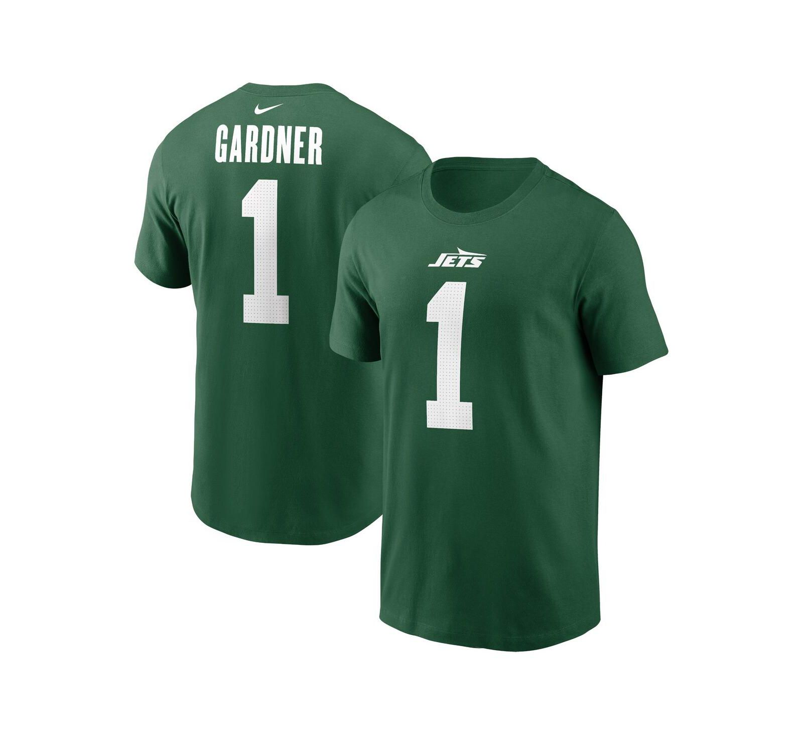 Nike Men's Sauce Gardner Green New York Jets Name & Number T-Shirt