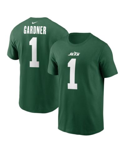 Nike Men's Sauce Gardner Green New York Jets Name & Number T-Shirt