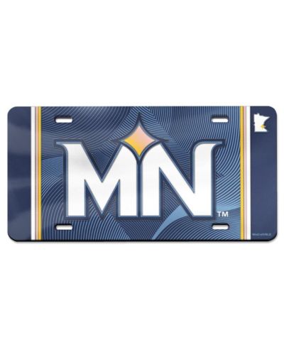 Номерная табличка Wincraft Minnesota Twins 2024 City Connect Laser Cut Acrylic License Plate