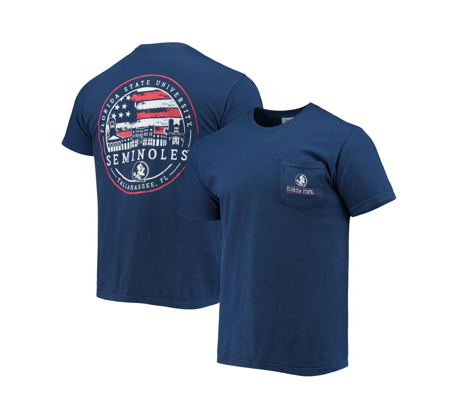 Image One Men's Navy Florida State Seminoles Campus Americana T-Shirt