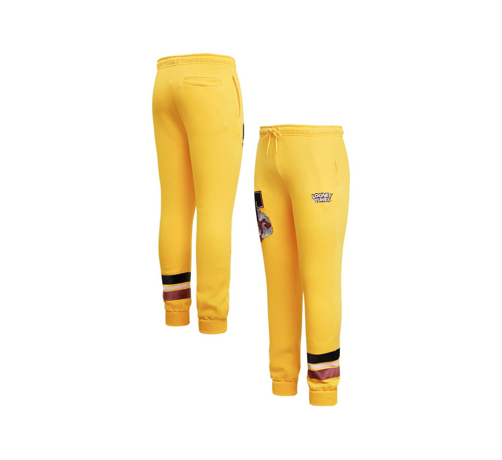 Freeze Max Men's Yellow Looney Tunes Taz Varsity Joggers