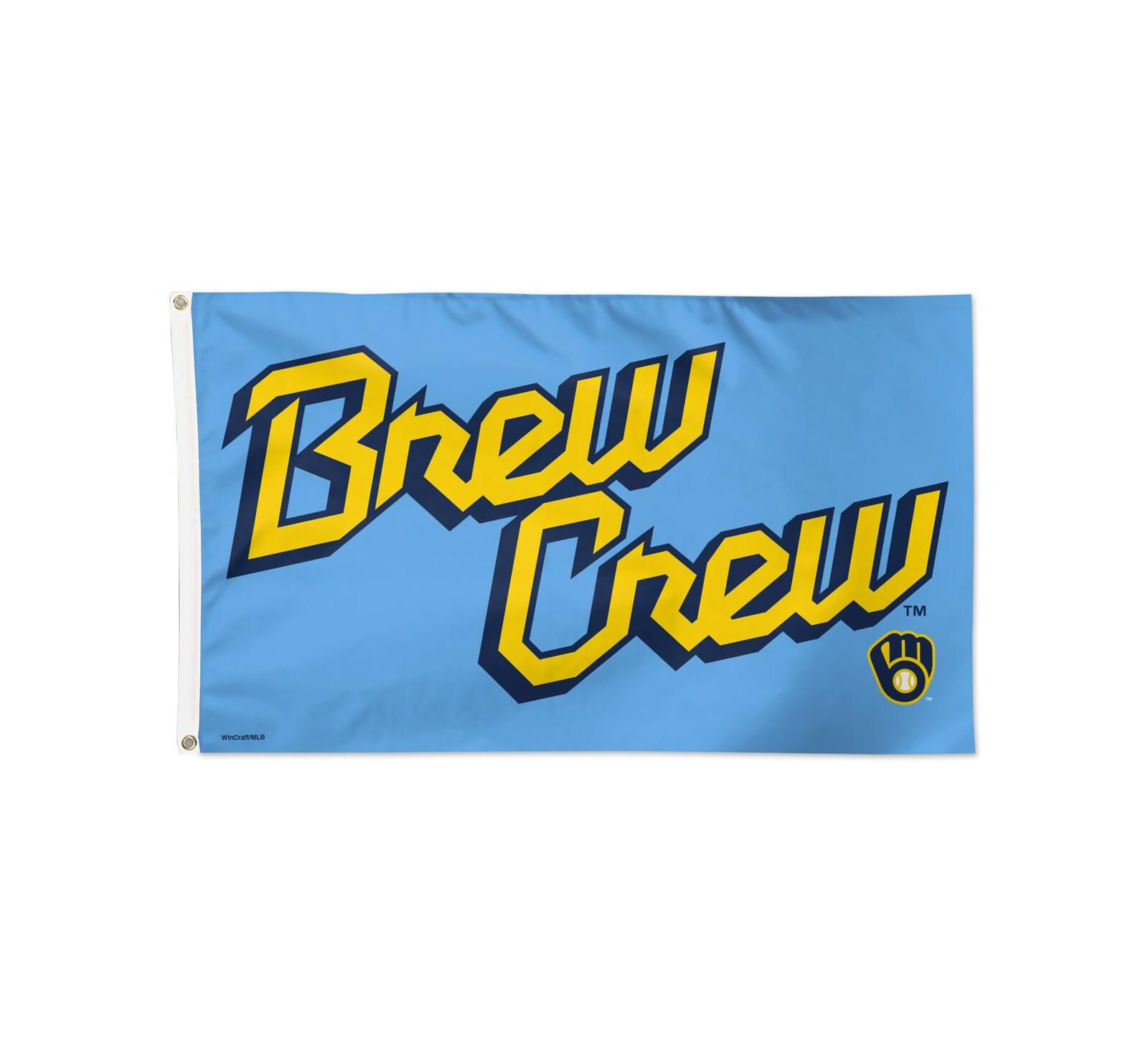 Wincraft Milwaukee Brewers 3' x 5' Single-Sided City Connect Deluxe Flag