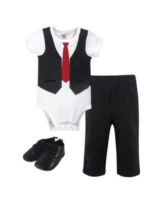 Комплект из 3 предметов Treasure Cotton Layette с обувью