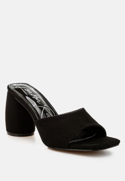London Rag Womens Bumblin Round Heel Micro Suede Sandals