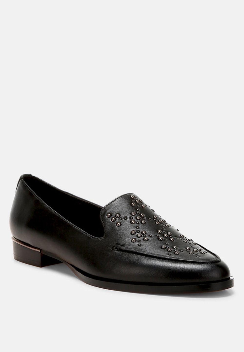 Rag and Co Womens Gabassi Studded Genuine Leather Loafers