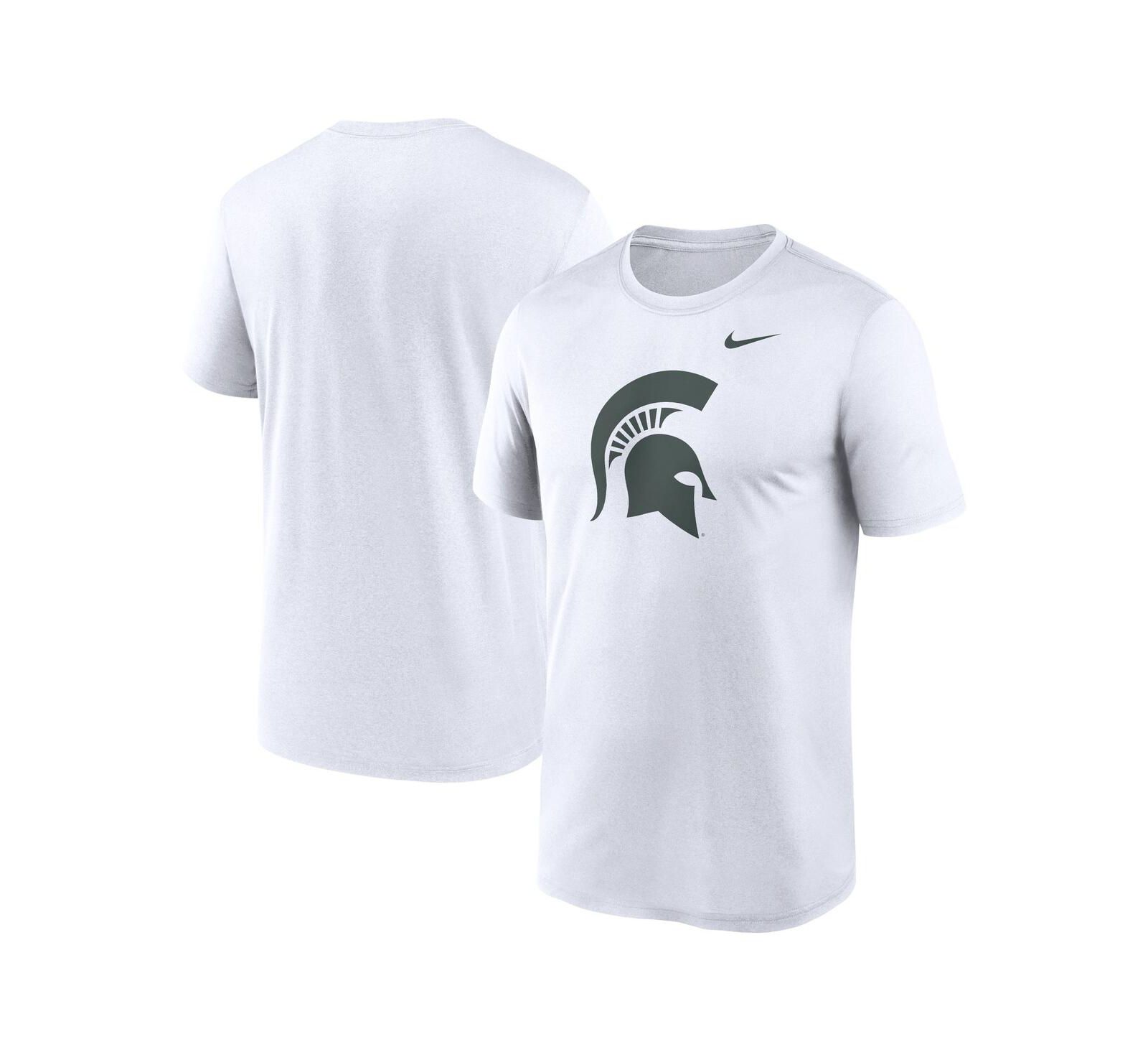 Nike Men's White Michigan State Spartans Primetime Legend Logo T-Shirt