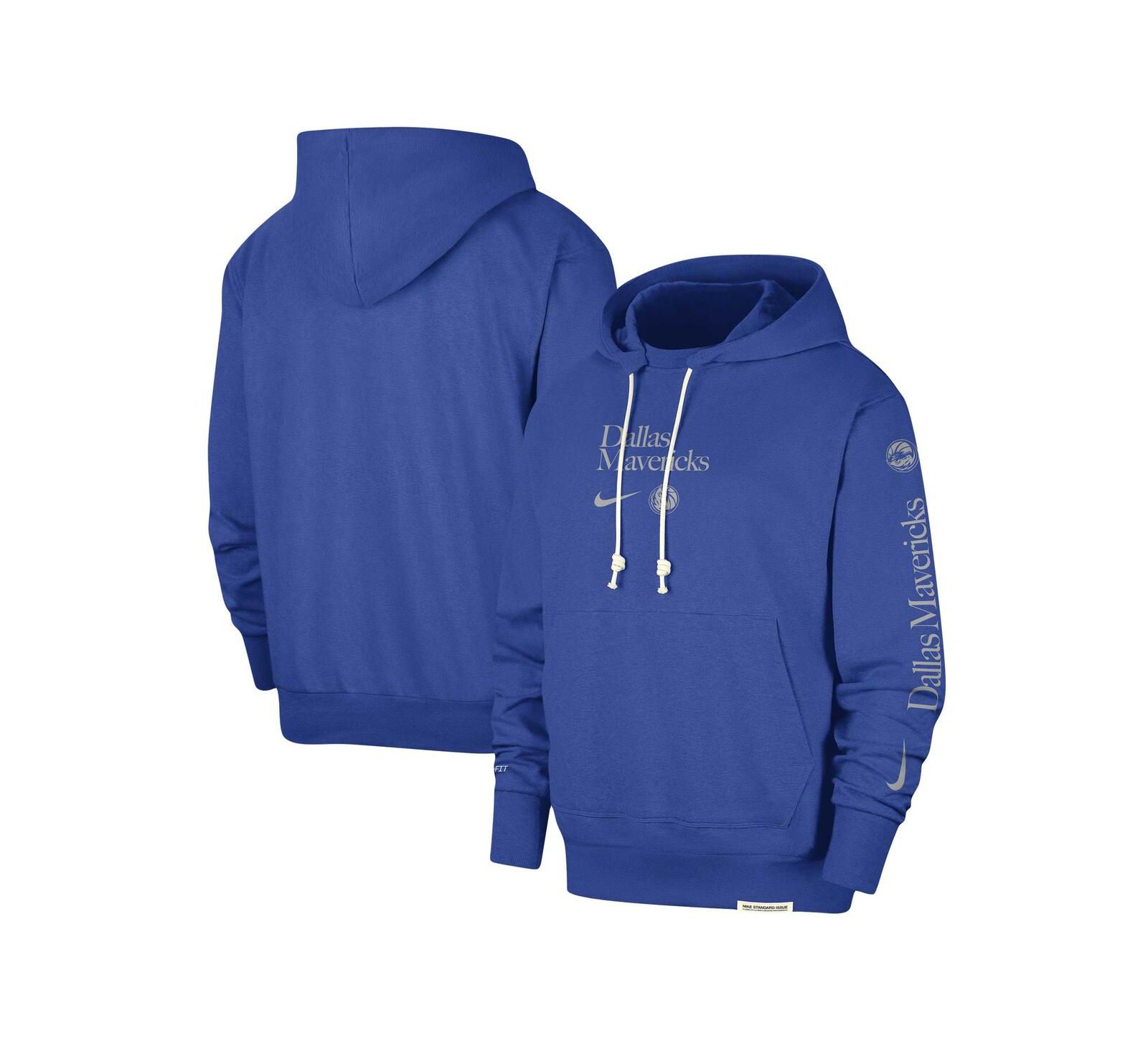 Мужское худи Nike Blue Dallas Mavericks Authentic Performance Pullover