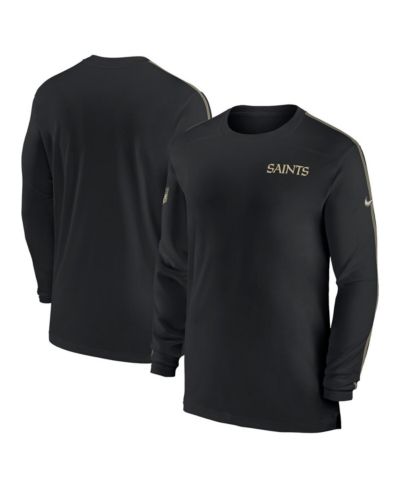 Nike Мужская футболка с длинным рукавом New Orleans Saints Black