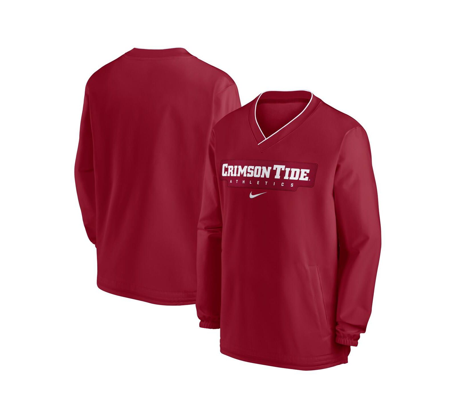 Ветровка Nike Men's Alabama Crimson Tide 2024 Sideline Pullover