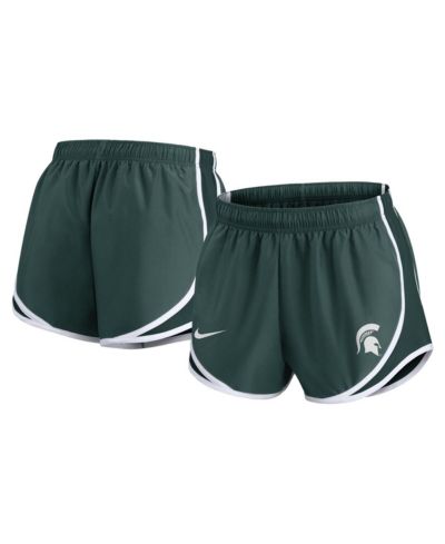 Женские спортивные шорты Nike Green Michigan State Spartans Primetime Tempo Performance