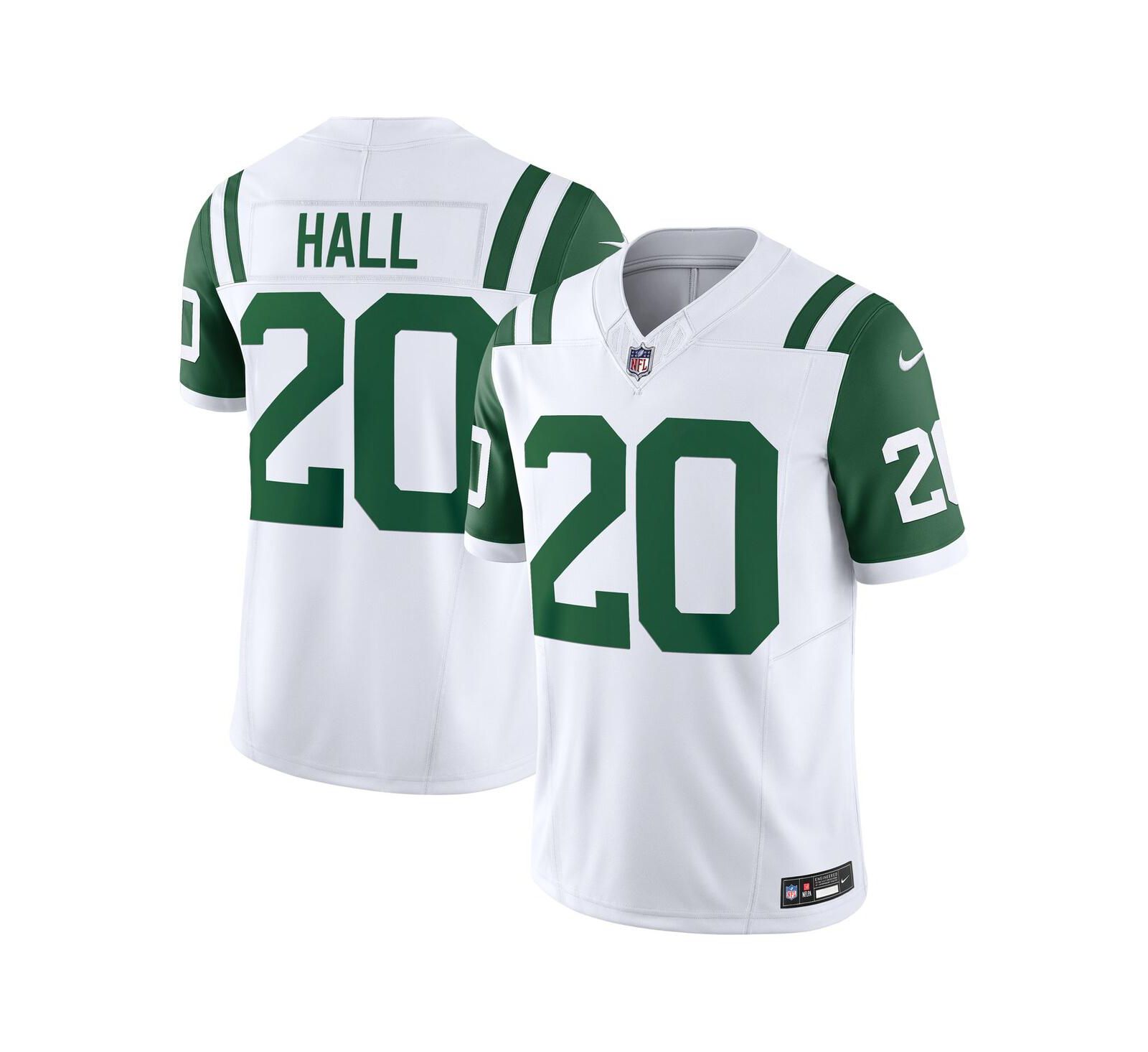 Джерси Nike Мужская Breece Hall New York Jets Classic Alternate Vapor F.U.S.E. Limited